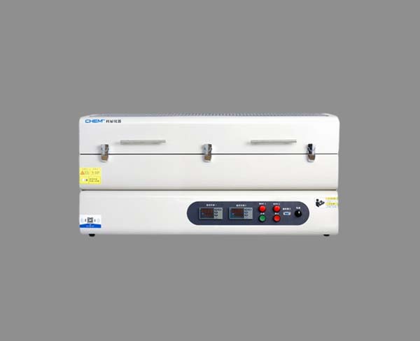 双温区实验级管式炉正面